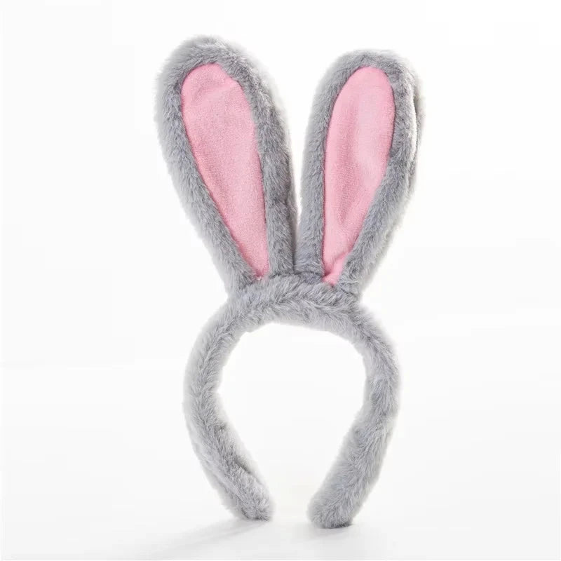 Cute Plush Rabbit Ears Headband - candletown.net