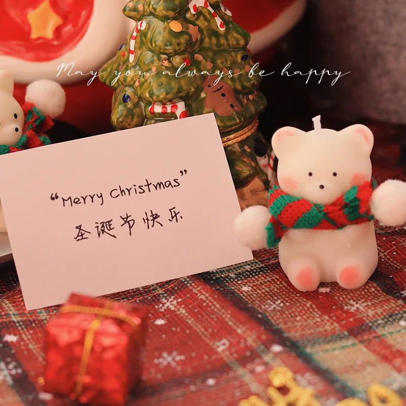 Cute Small Bear Candle - Soy Wax Aromatherapy Candle for Birthday & Christmas Gifts - candletown.net