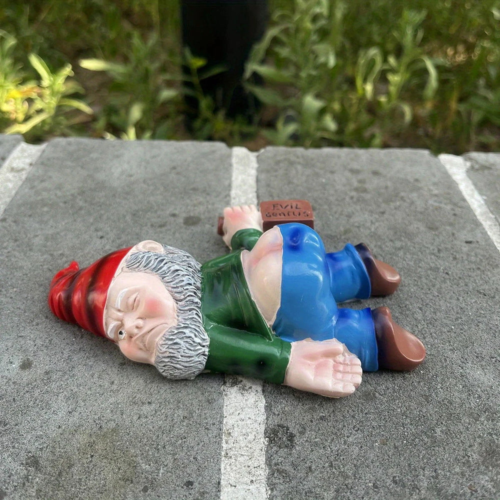 Drunken Garden Gnome Statue - candletown.net