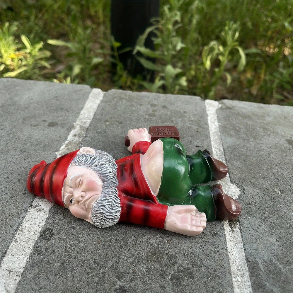 Drunken Garden Gnome Statue - candletown.net