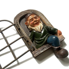 Funny Garden Elf Window Statue - candletown.net