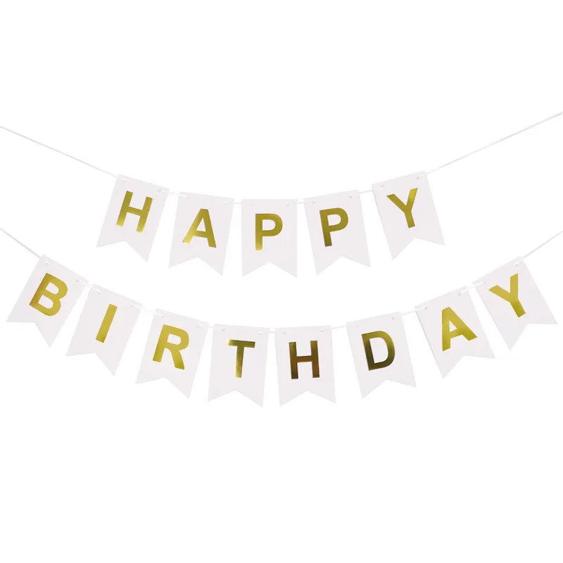 Happy Birthday Banner – Colorful Party Decoration - candletown.net