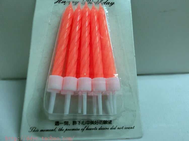 Slim Metallic Birthday Candles – Elegant Cake Topper - candletown.net