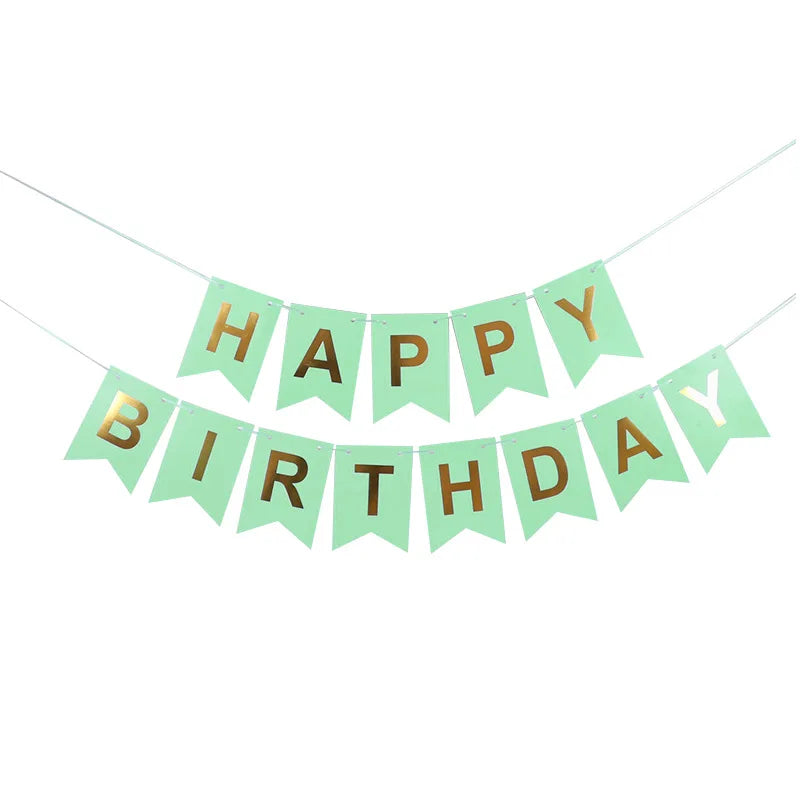 Happy Birthday Banner – Colorful Party Decoration - candletown.net