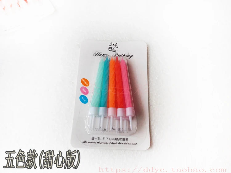 Slim Metallic Birthday Candles – Elegant Cake Topper - candletown.net