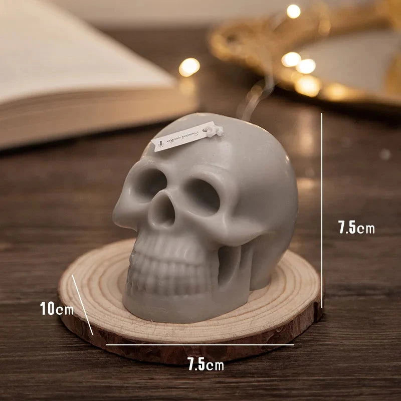 Halloween Skull Scented Candle - Handmade Aroma Candles for Home Decoration - candletown.net