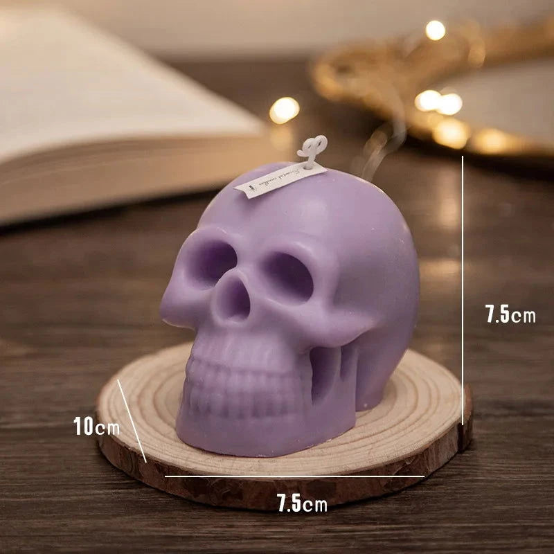 Halloween Skull Scented Candle - Handmade Aroma Candles for Home Decoration - candletown.net