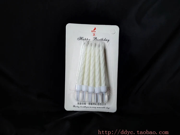 Slim Metallic Birthday Candles – Elegant Cake Topper - candletown.net
