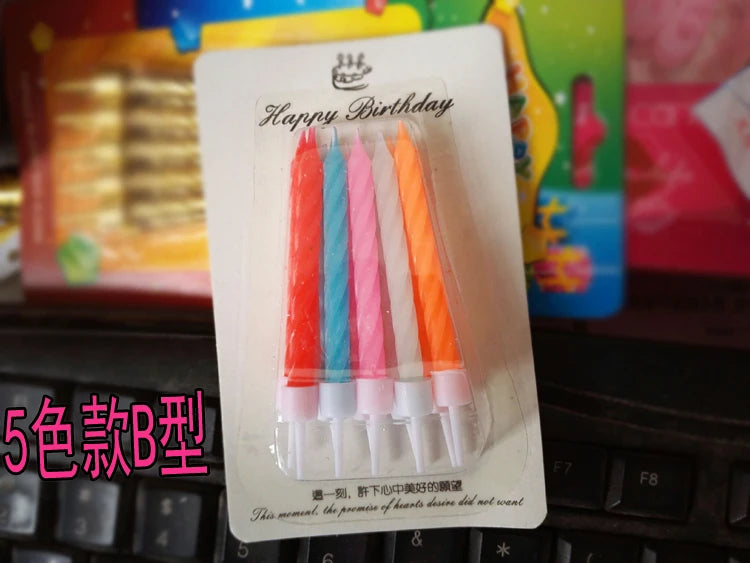 Slim Metallic Birthday Candles – Elegant Cake Topper - candletown.net