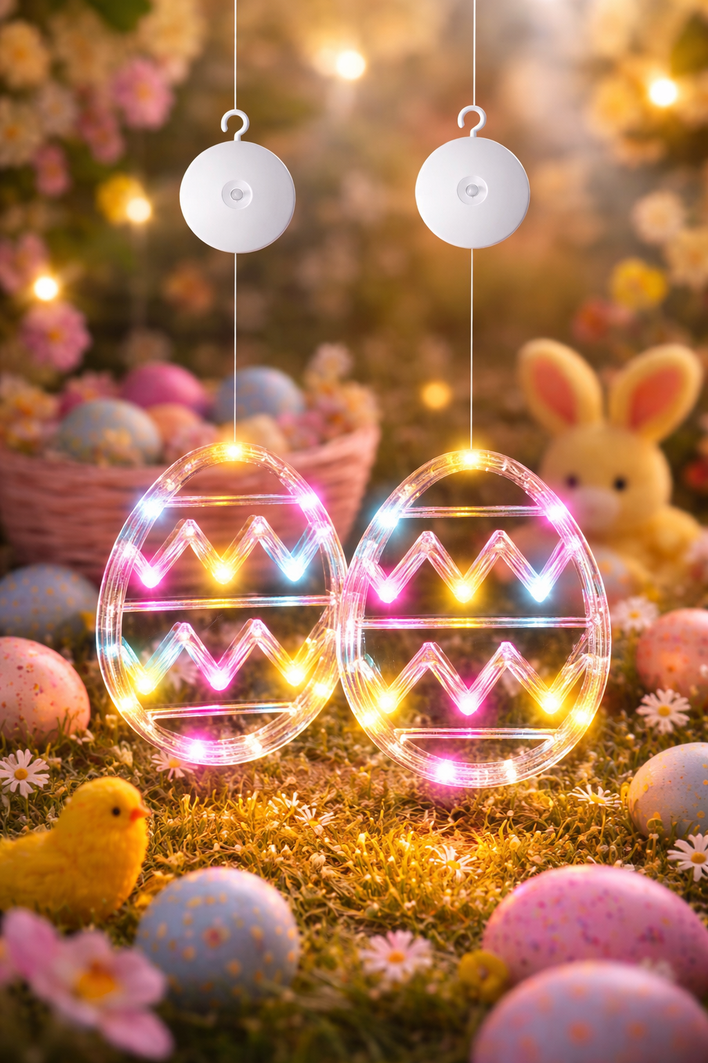 LED Easter Egg Window Light
