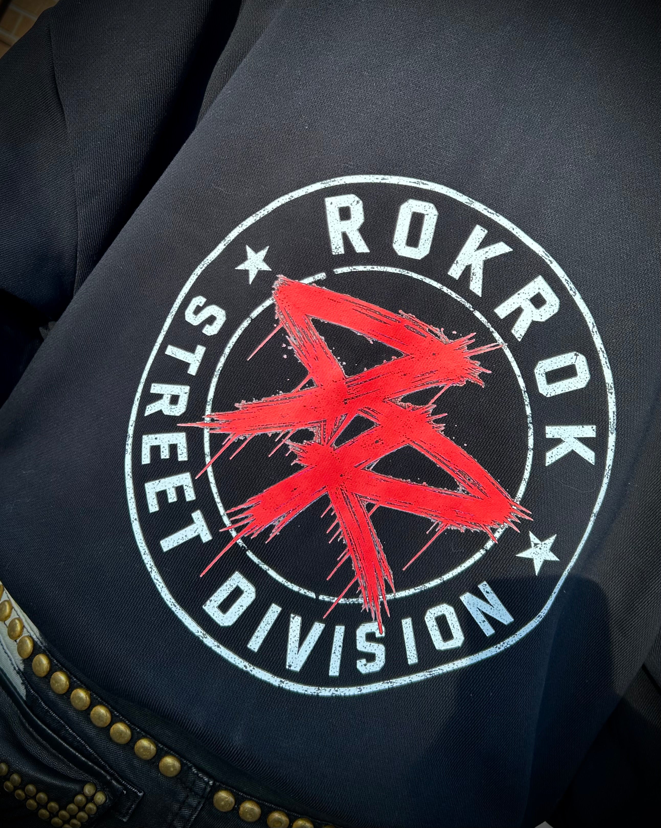 ROKROK Street Division Heavyweight Oversized Zip Hoodie – 460 GSM