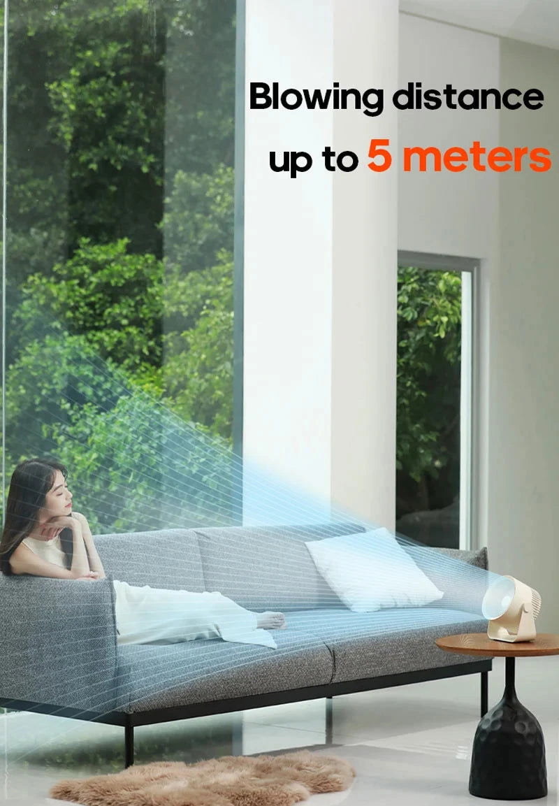 KINSCOTER Multifunctional Electric Fan Circulator Wireless Portable Home Quiet Ventilator Desktop Wall Ceiling Fan Air Cooler - candletown.net