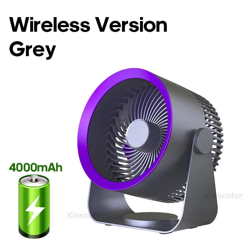 KINSCOTER Multifunctional Electric Fan Circulator Wireless Portable Home Quiet Ventilator Desktop Wall Ceiling Fan Air Cooler - candletown.net