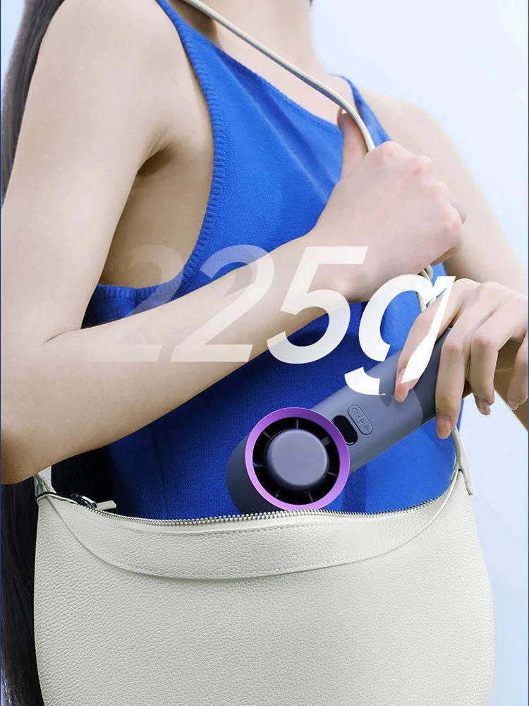 KINSCOTER Portable Handheld Turbo Fan 100 Wind Speeds Adjustable Mini Personal Fan Battery Operated Electric Eyelash Fan - candletown.net