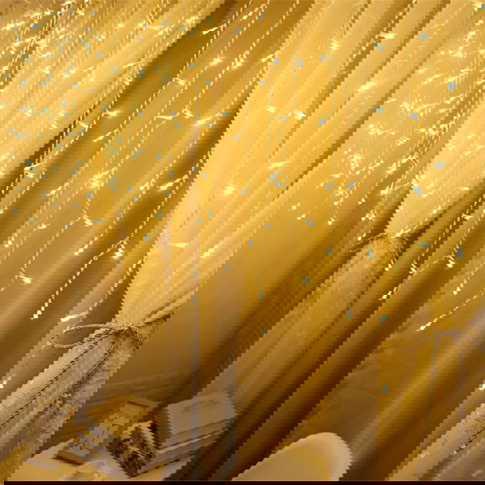 LED Festoon Icicle Curtain Lights - Outdoor Christmas & New Year Decoration - candletown.net