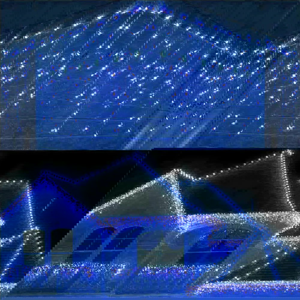 LED Festoon Icicle Curtain Lights - Outdoor Christmas & New Year Decoration - candletown.net