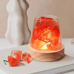 Natural Himalayan Salt Crystal Table Lamp - candletown.net