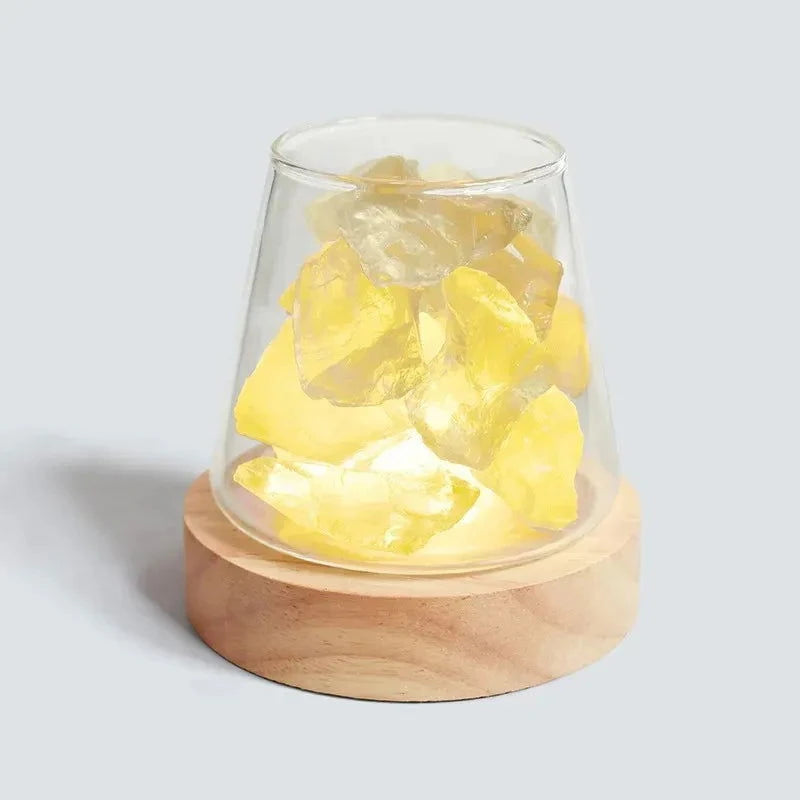 Natural Himalayan Salt Crystal Table Lamp - candletown.net