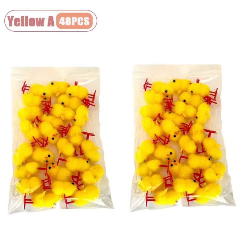 Mini Easter Yellow Chicks – Spring DIY Decoration - candletown.net