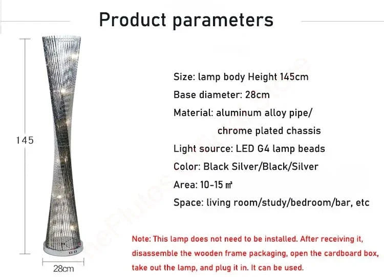 Nordic LED Floor Lamp for Modern Ambient Lighting - candletown.net