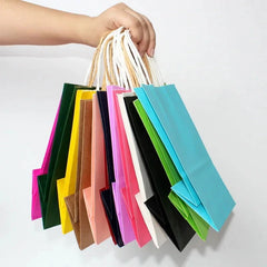 Paper Gift Bags with Handles - candletown.net