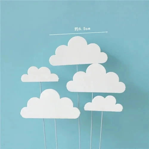 Rainbow Unicorn Cake Topper  Girl Baby Shower Birthday Decoration Kids Liked Unicorn Theme Decor Cupcake Party Baking Supplies - candletown.net