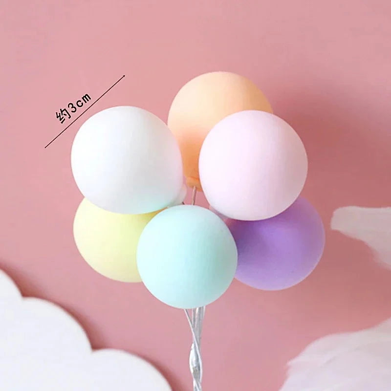 Rainbow Unicorn Cake Topper  Girl Baby Shower Birthday Decoration Kids Liked Unicorn Theme Decor Cupcake Party Baking Supplies - candletown.net