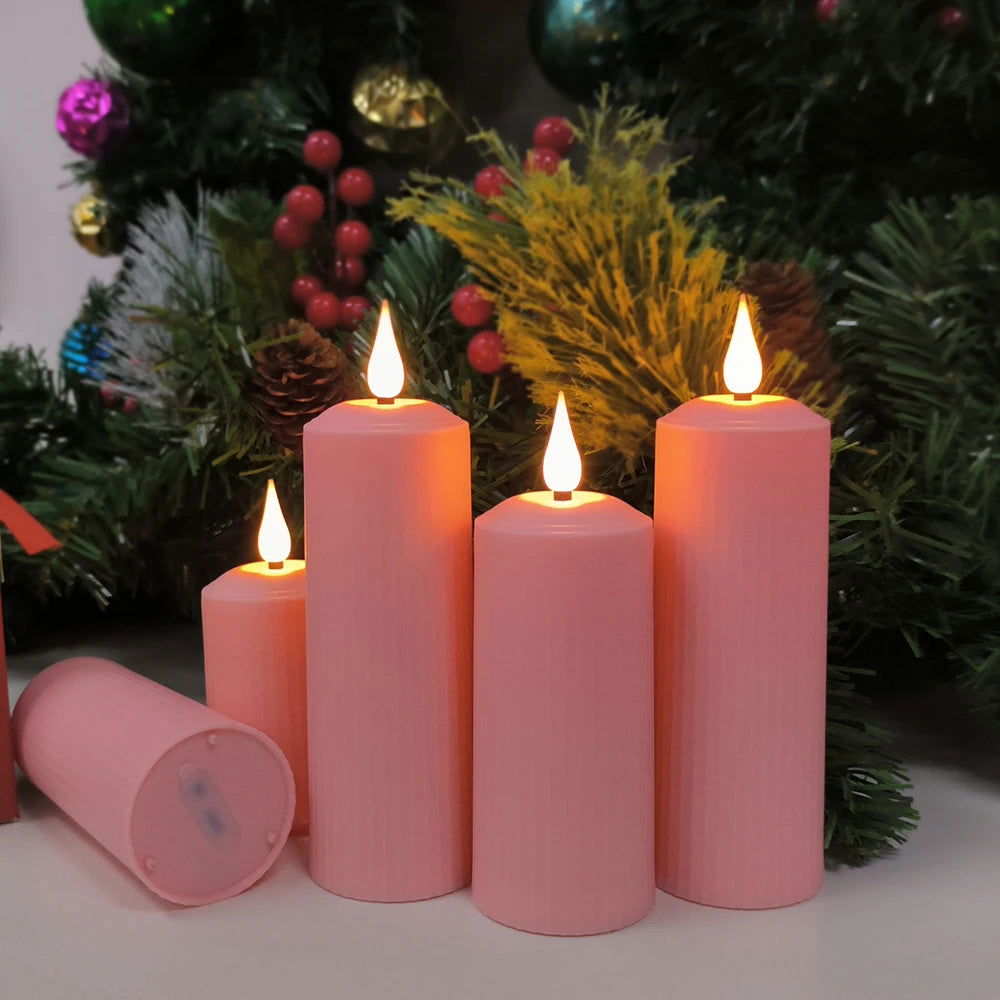 Rechargeable LED Candles - USB Charging & Waterproof Flickering Flame - candletown.net
