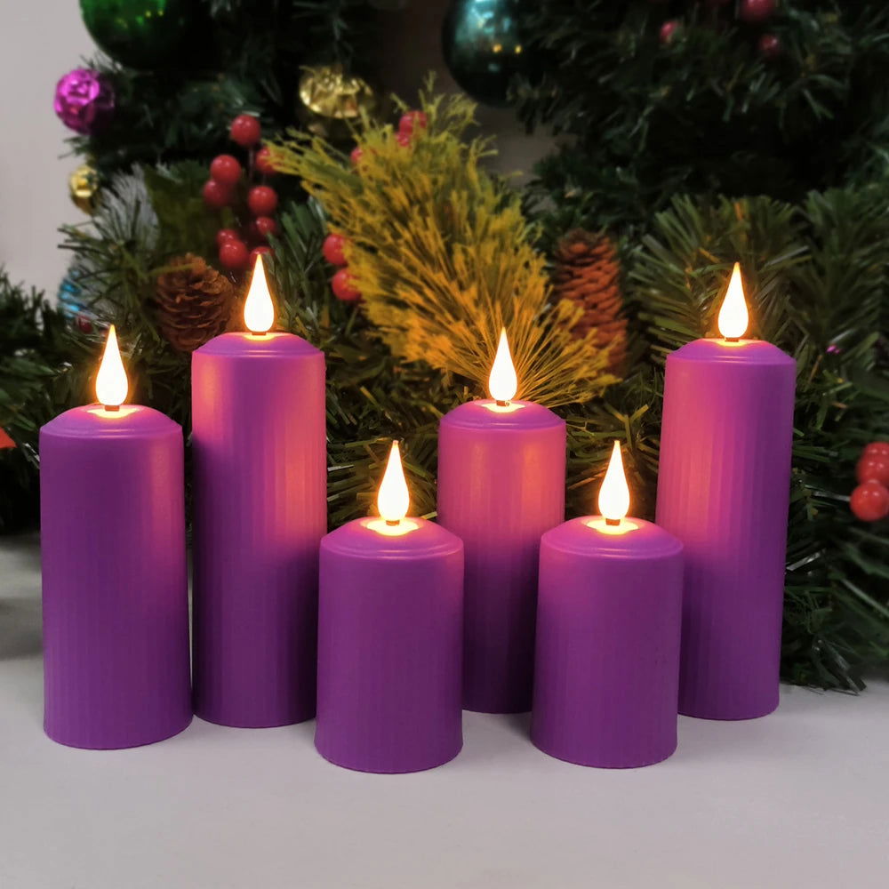 Rechargeable LED Candles - USB Charging & Waterproof Flickering Flame - candletown.net