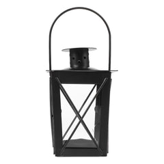 Retro Metal Lantern Candle Holder - Romantic Black/White - Home Decoration - candletown.net