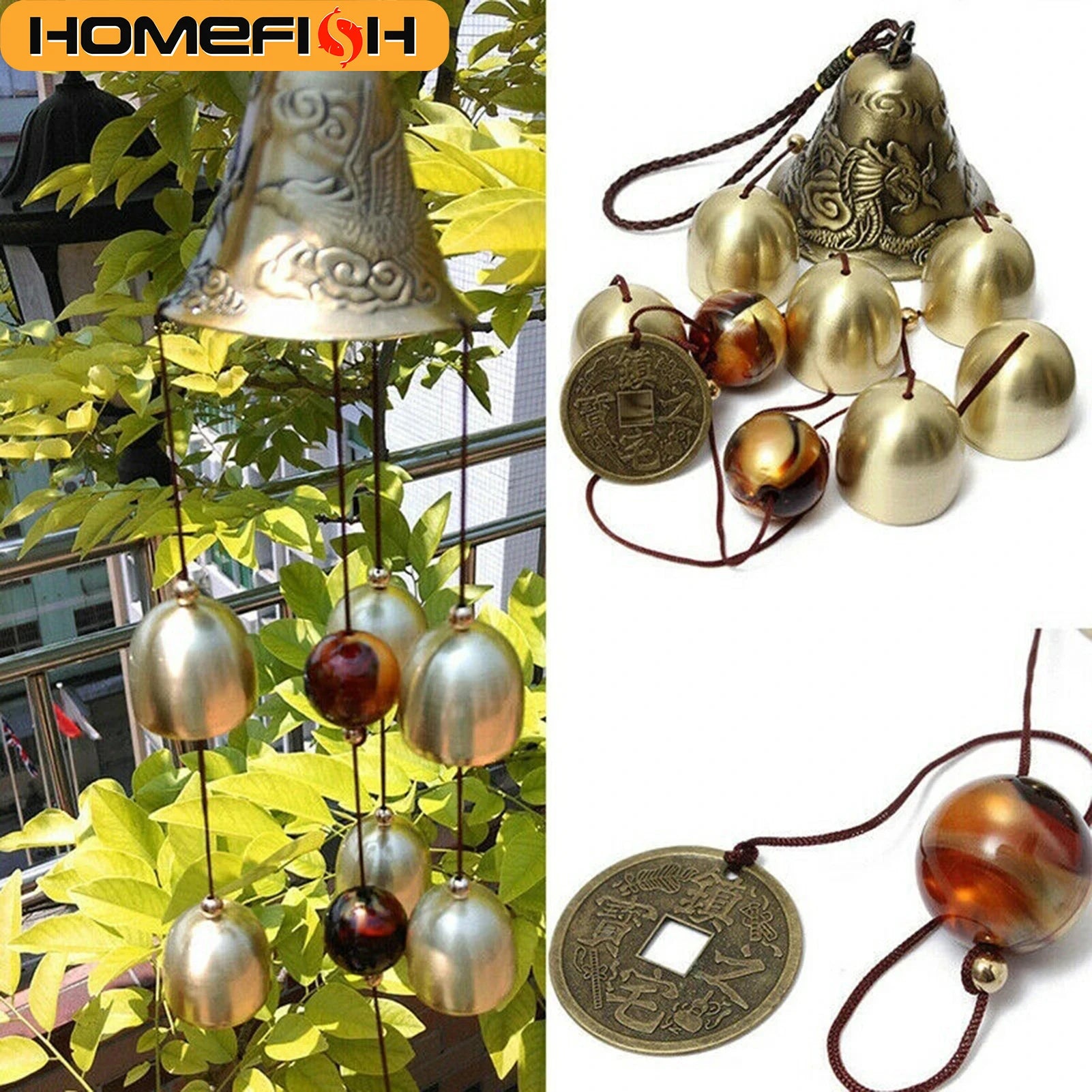 6 Bell Metal Wind Chime