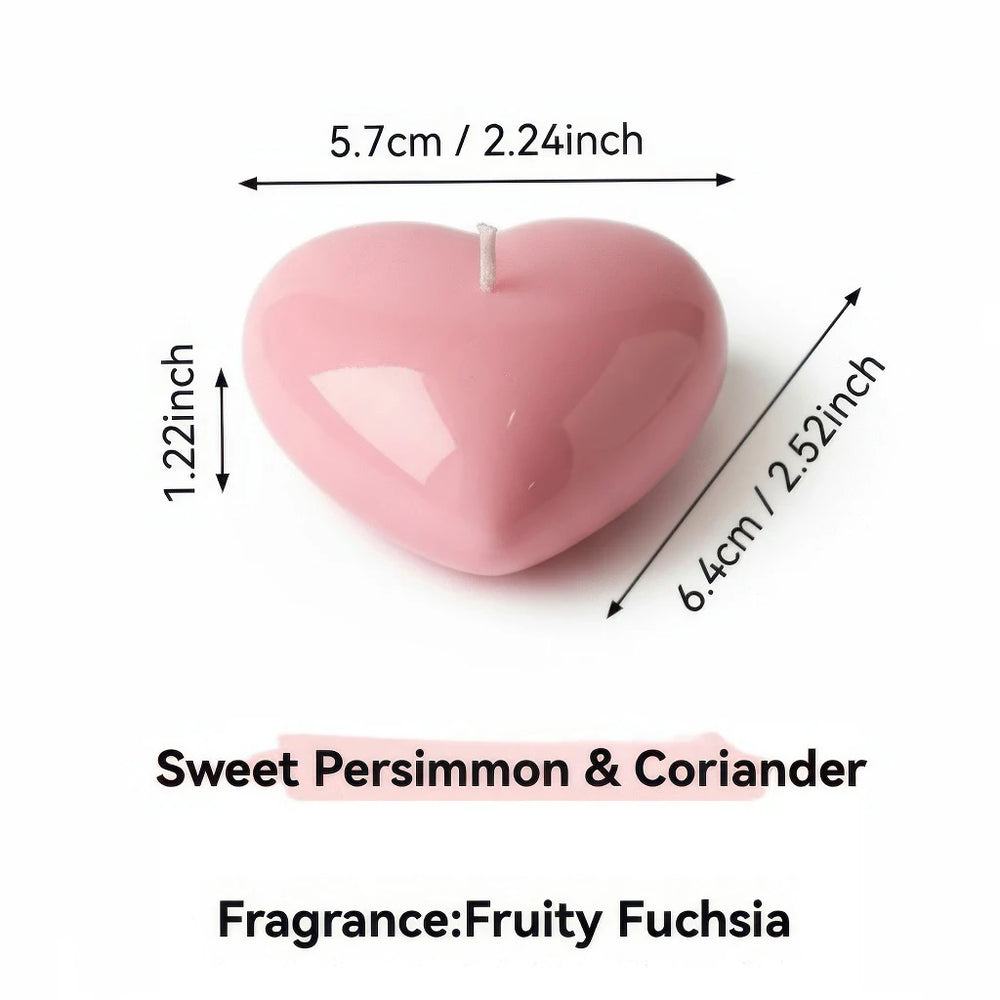 Heart Shaped Scented Candles – Valentine’s Day Set - candletown.net