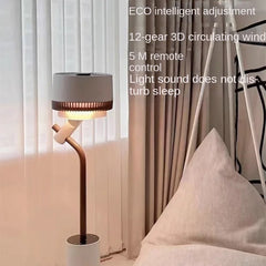 Smart Quiet Vertical Floor Fan for Home & Office