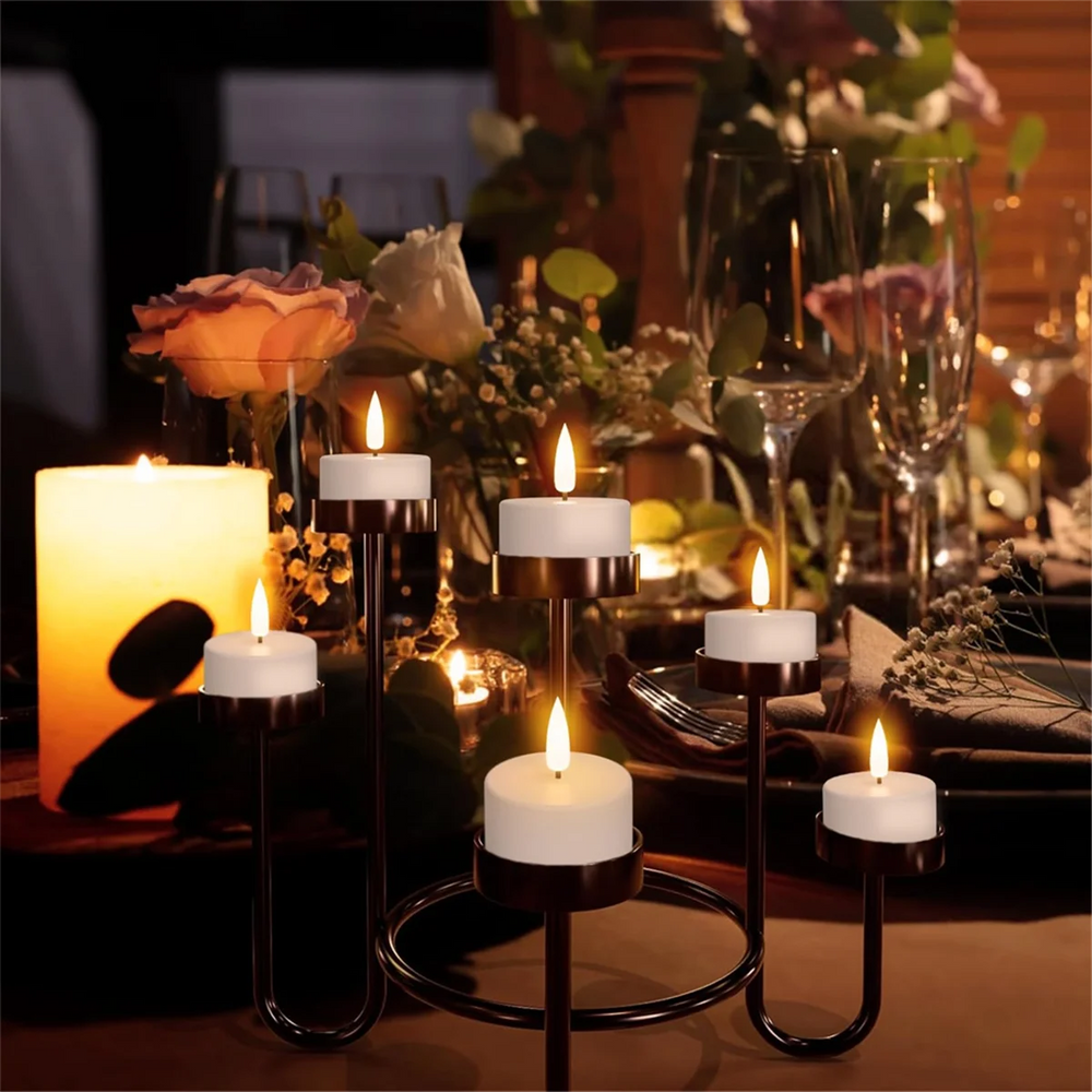 Rechargeable Flameless LED Tea Lights with Remote - candletown.net