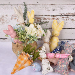 Cotton Easter Rabbit Carrot Ornament – Adorable Easter Decoration - candletown.net