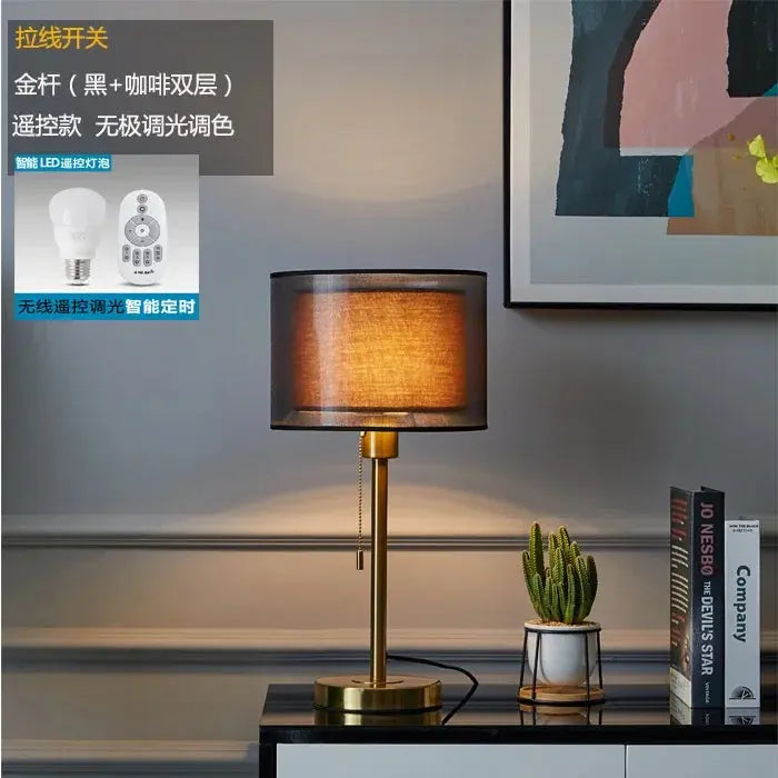 American Gold Table Lamp – Nordic Modern Luxury Design - candletown.net