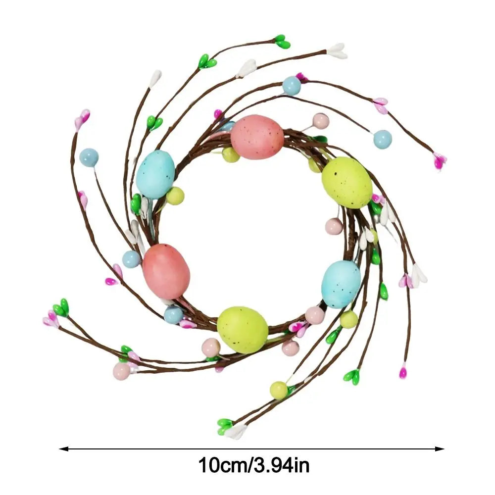 Handmade Easter Egg Flower Wreath – Candle Ring & Festive Decor - candletown.net