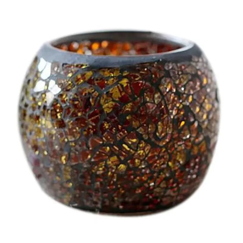 Glass Mosaic Candle Holder