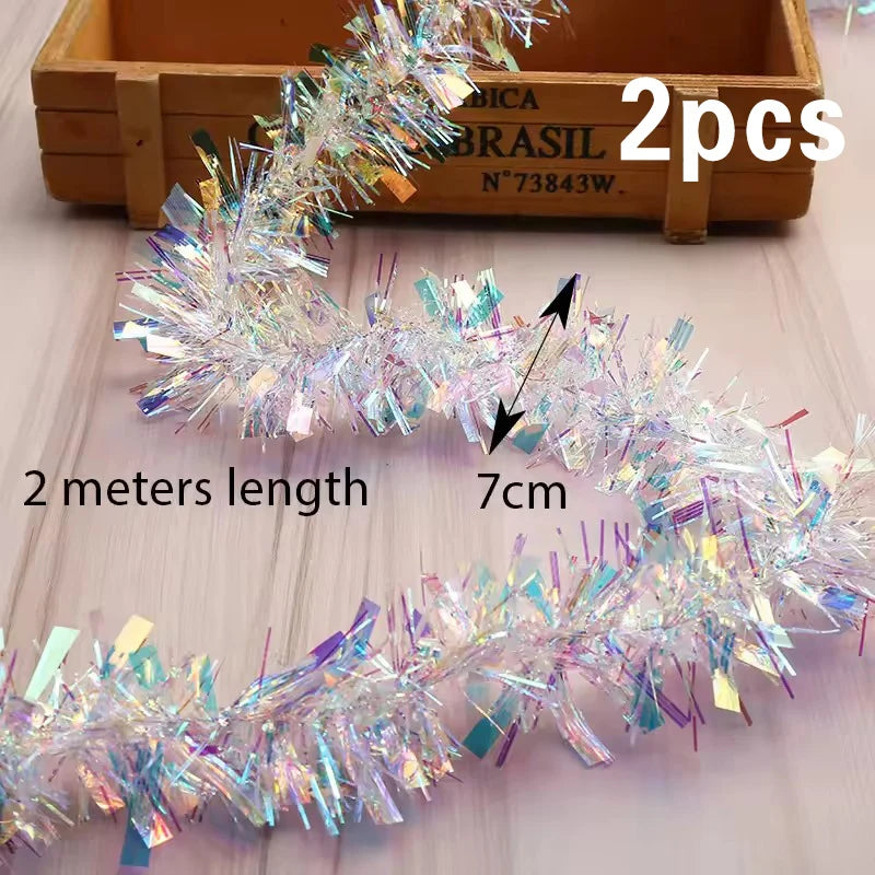 Iridescent 3D Christmas Ornament – Star, Ball, Garland or Snowflake