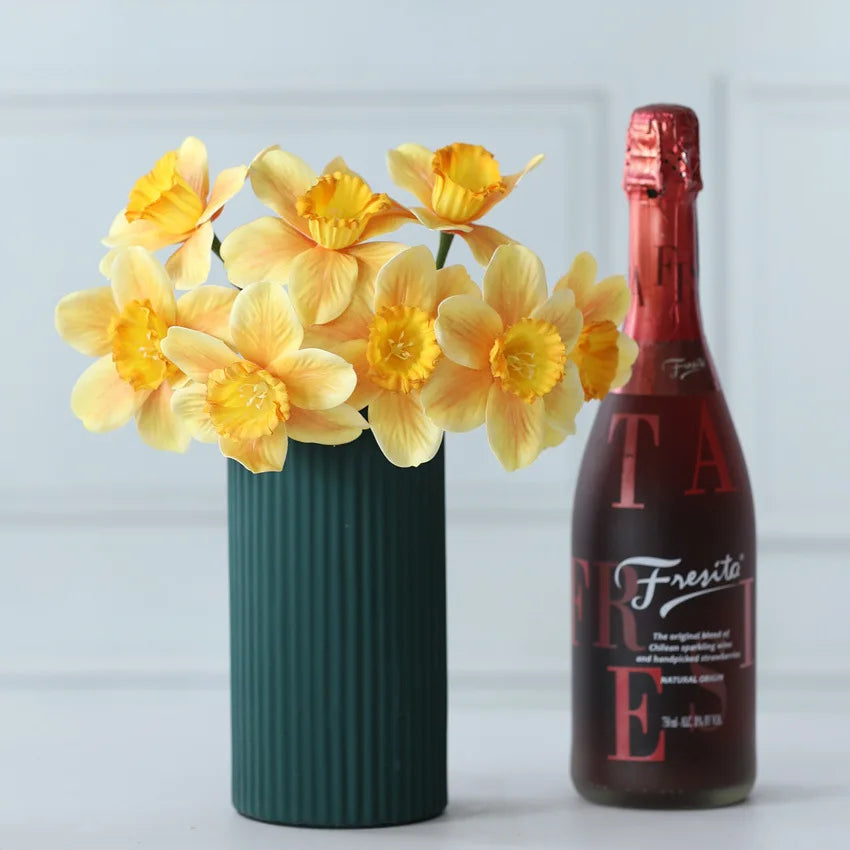 20PCS Artificial Daffodil Flowers – Real Touch Spring Blooms - candletown.net