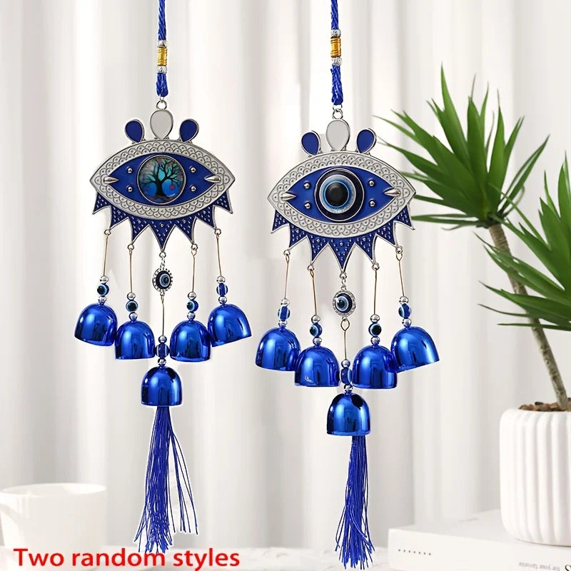 Blue Evil Eye Wind Chime