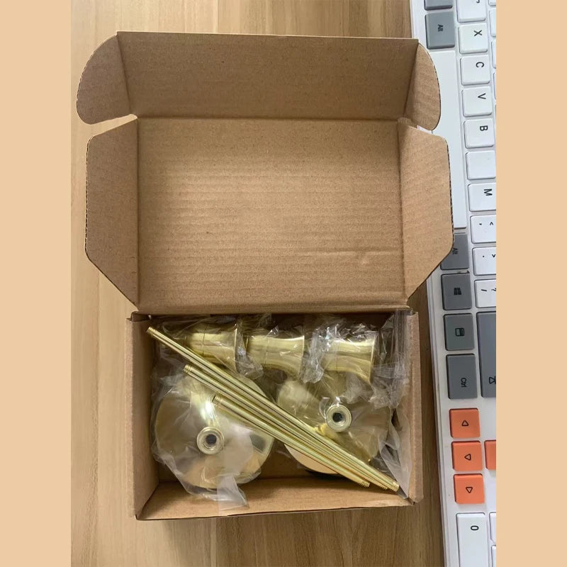 Vintage Metal Candle Holder Set (3 pcs)