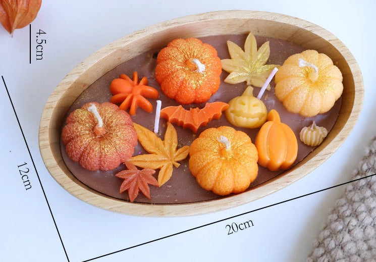 Handmade Pumpkin Bowl Soy Candle – Autumn Scented Centerpiece Candle - candletown.net