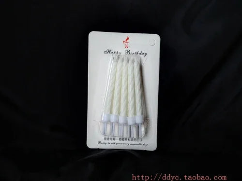 Slim Metallic Birthday Candles – Elegant Cake Topper - candletown.net