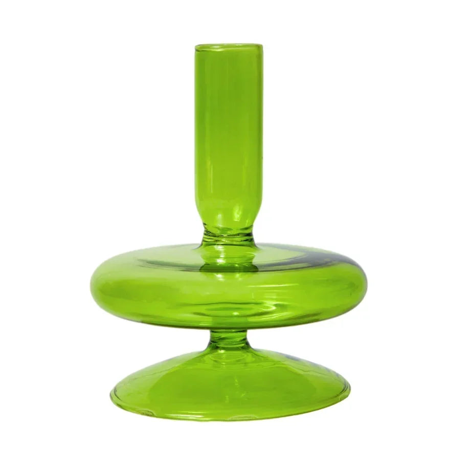 Colorful Glass Candle Holder - candletown.net