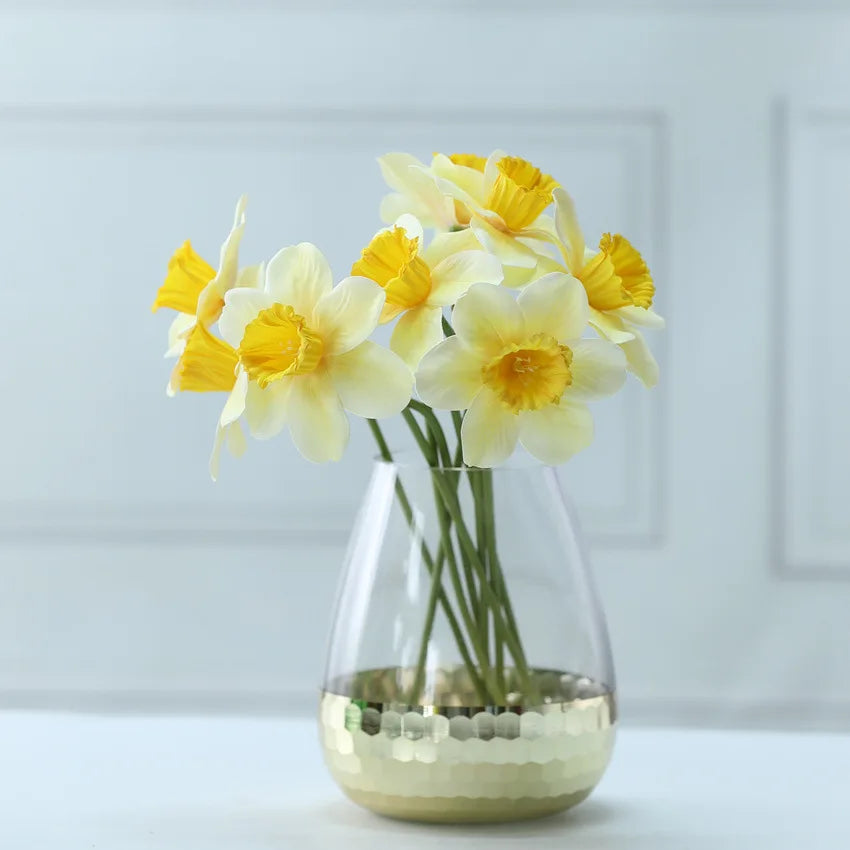 20PCS Artificial Daffodil Flowers – Real Touch Spring Blooms - candletown.net