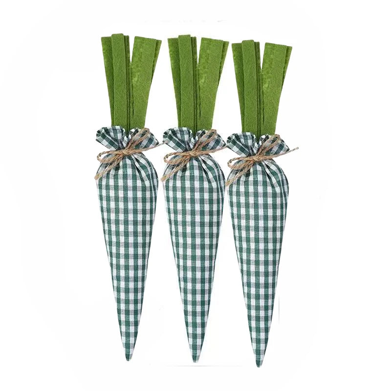 Cotton Easter Rabbit Carrot Ornament – Adorable Easter Decoration - candletown.net