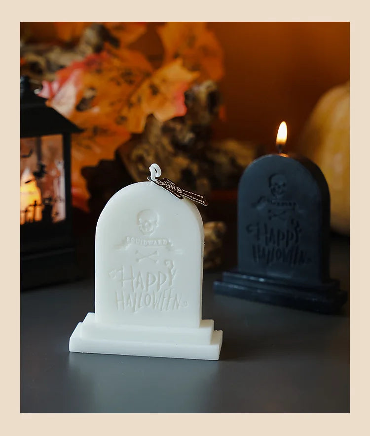 Handmade Halloween Scented Candles – Skull, Pumpkin & Tombstone Designs - candletown.net