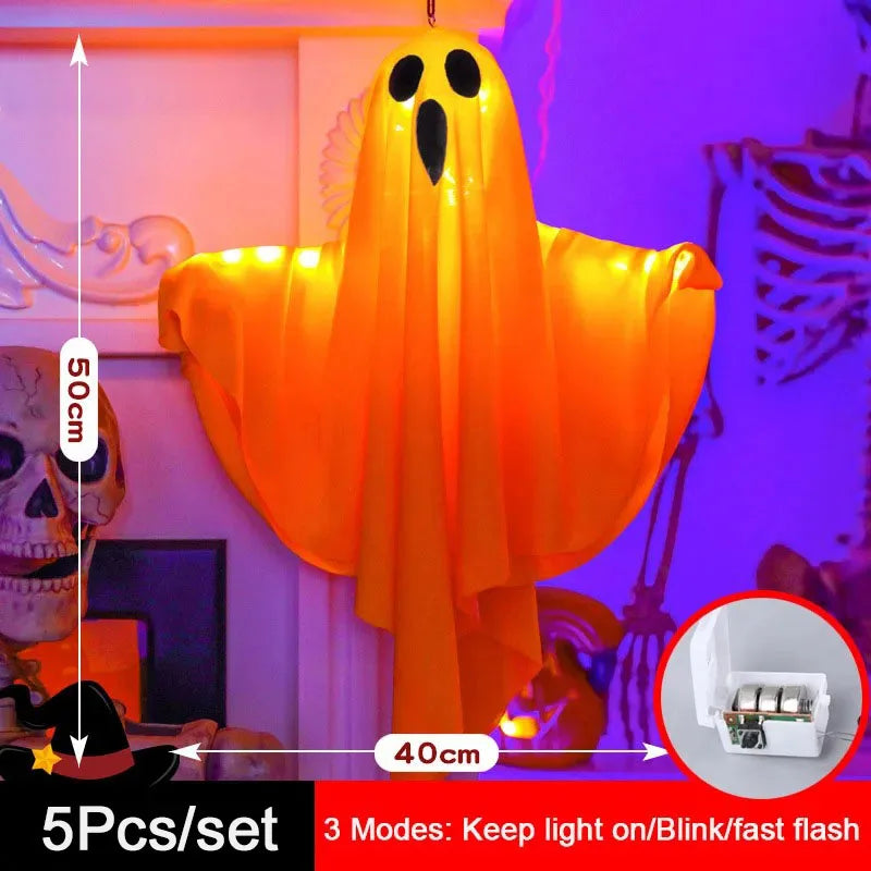 Halloween Ghost LED Hanging Decoration – Spooky Prop - candletown.net