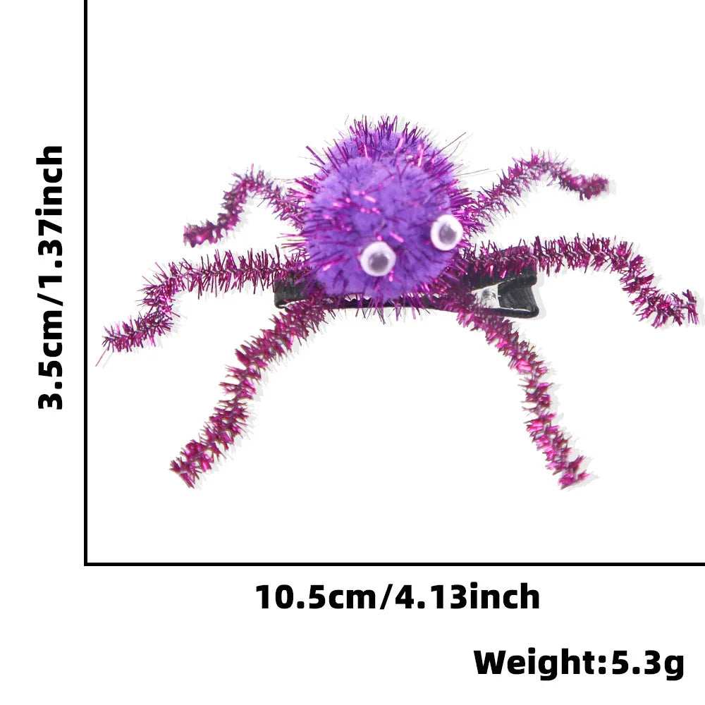 Halloween Spider & Bat Hair Clips - candletown.net